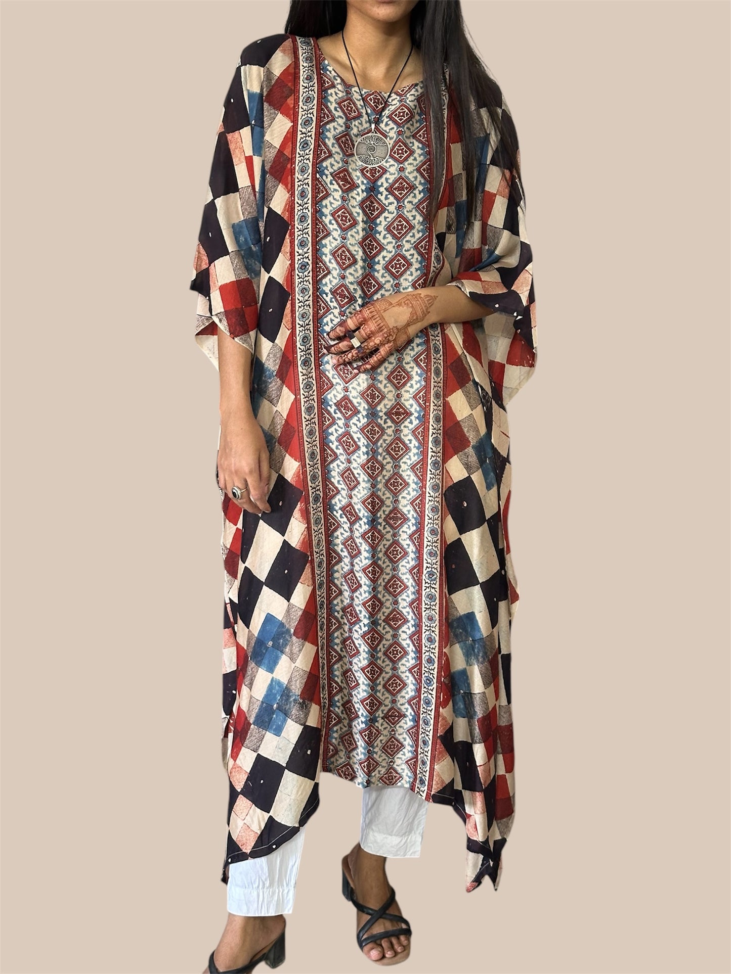 Ajrakh kaftan