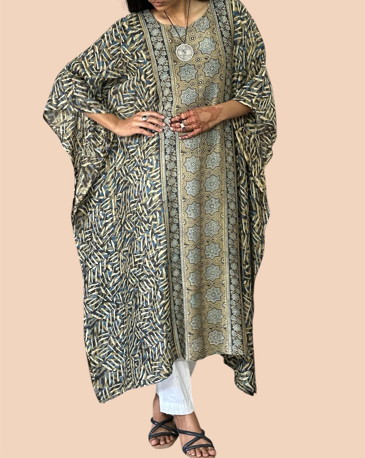Ajrakh kaftan