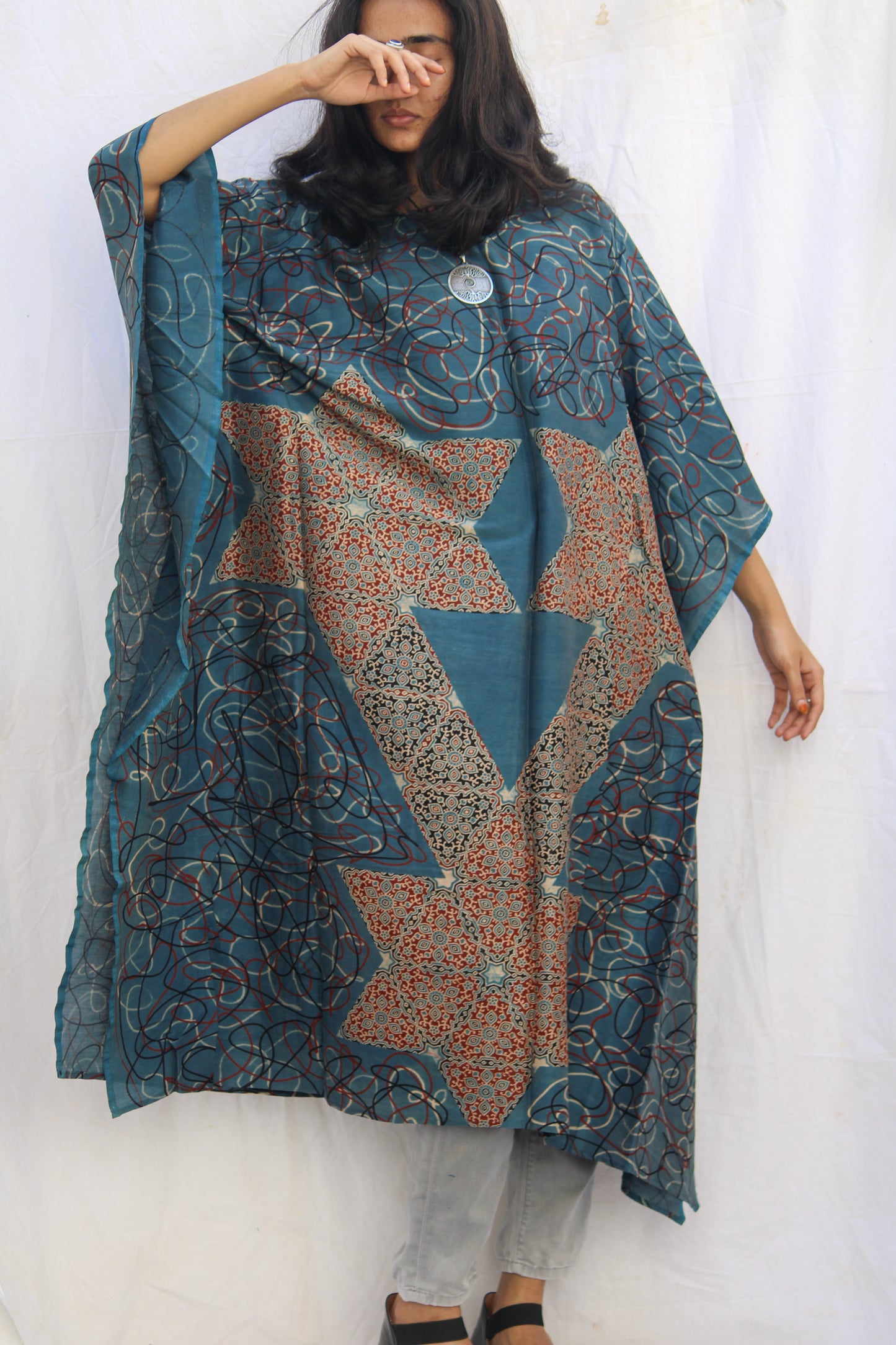 Ajrakh kaftan