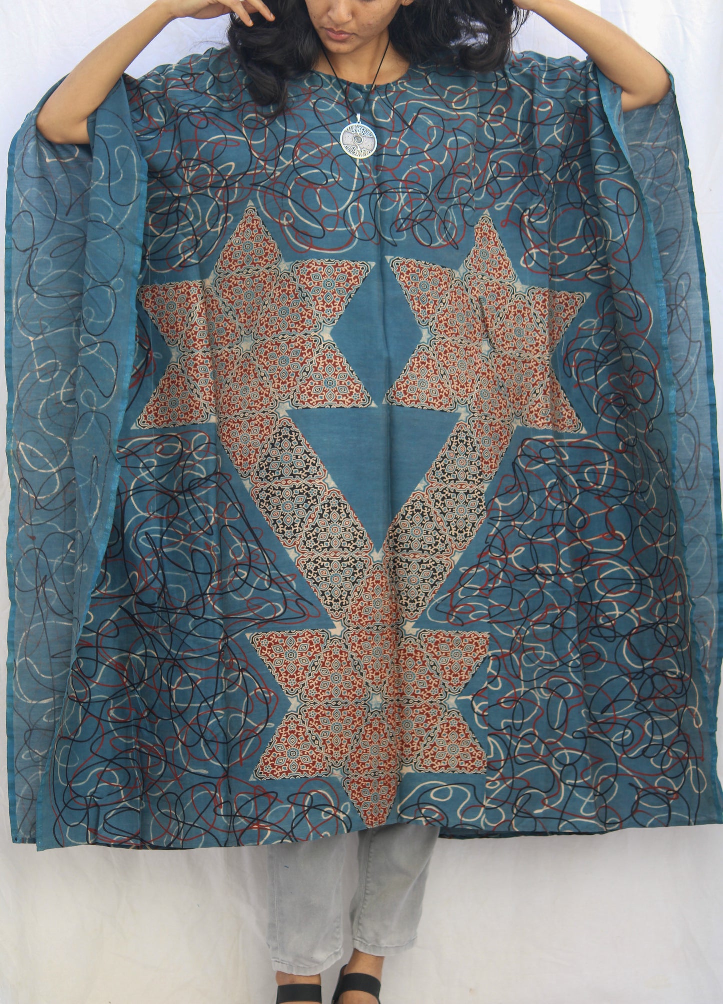 Ajrakh kaftan